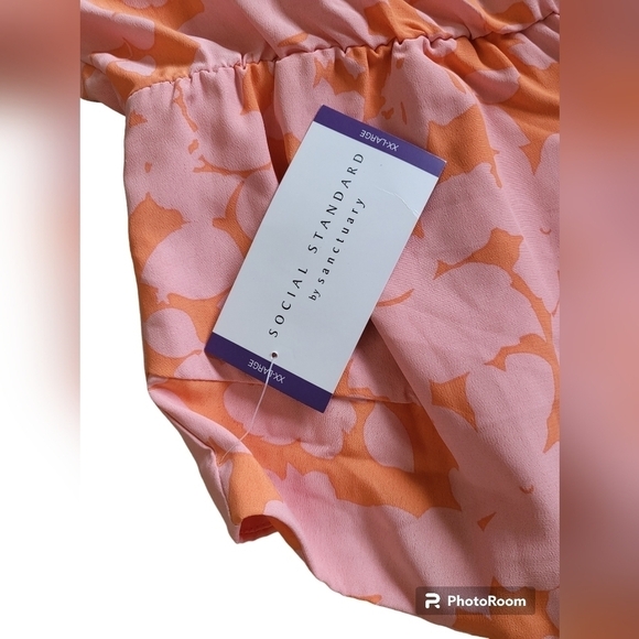 💕Social Standard sun dress Womens Size Xxl. New Colorful Tropical Maxi‎ - Picture 5 of 5